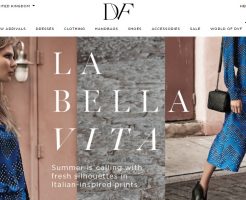 DVF Diane von Furstenberg ダイアンフォンファステンバーグの新作商品、入手困難なアイテム、日本未上陸品、激安品、限定品、お値打ち品、バーゲンセール品、個人輸入、海外通販、代行サービスをイギリスから EG代行
